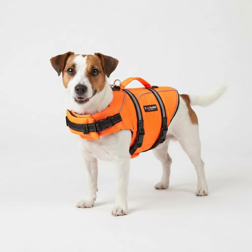 Dog Life Vest product photo on white background