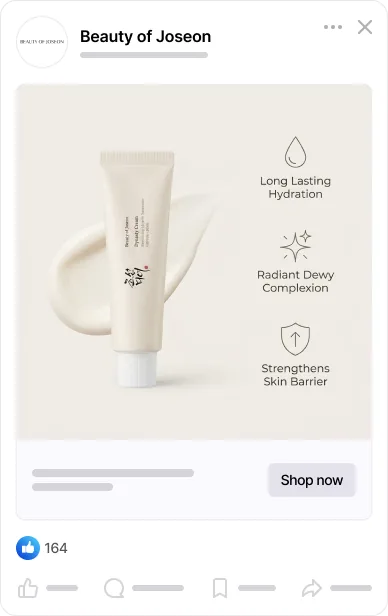 Generated product creative after 2